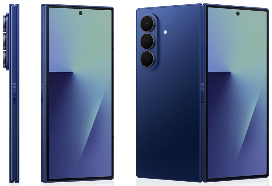 Samsung Galaxy Z Fold7 in Blue Shadow